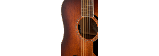 Fender PO-220E Orchestra Guitare Western (Aged Cognac Burst)