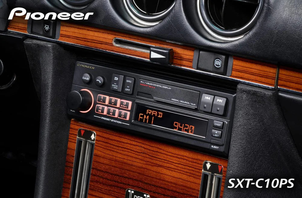 Pioneer SXT-C10PS Autoradio Rétro avec DAB+ et Bluetooth