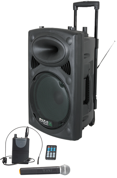 Ibiza PORT15HS - Enceinte Portable (400W)