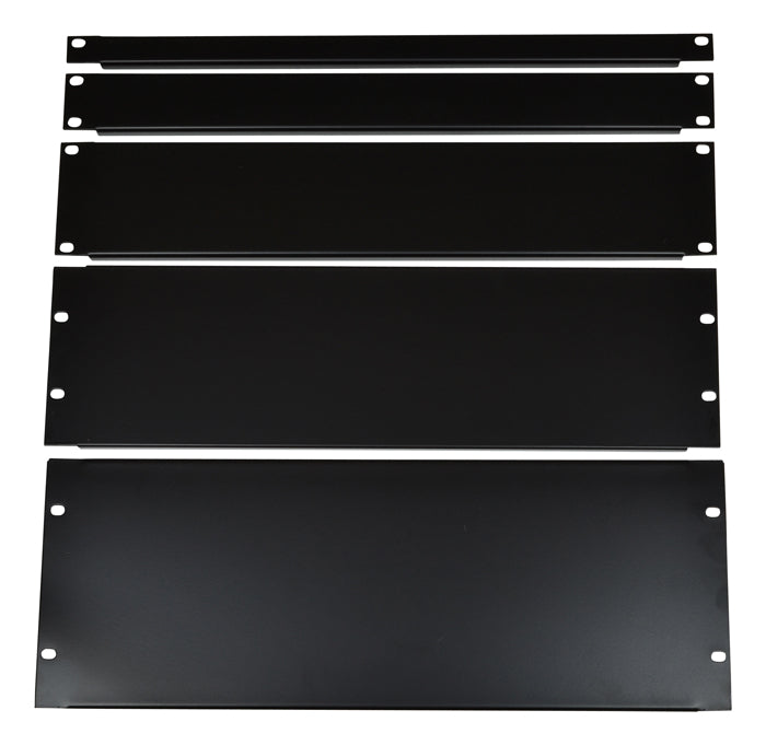 19" Black Rack Panel