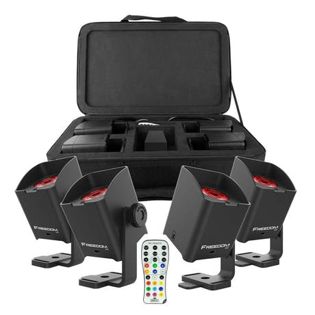 Chauvet FREEDOM H1 Lampe à batterie 4 pcs avec Sac (noir)