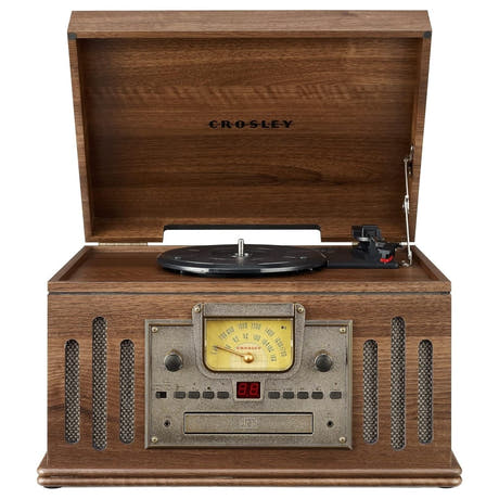 Crosley Musician 8-en-1 système musical, noyer