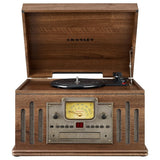 Crosley Musician 8-en-1 système musical, noyer