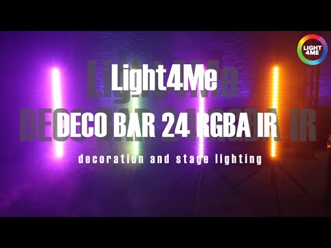 LIGHT4ME DECO BAR 24 RGBA Bande lumineuse IR