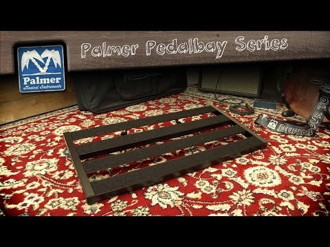Palmer PEDALBAY® 60 L - Pedalboard léger et réglable avec softcase de protection, 60 cm