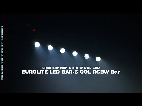 EUROLITE LED BAR-6 QCL RGBW Barre