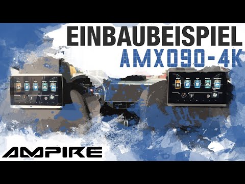 Ensemble Ampire avec deux écrans 9" et boîtier multimédia Android