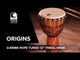 Toca Djembe Origins Series - Tribal Mask (TODJ-12TM)