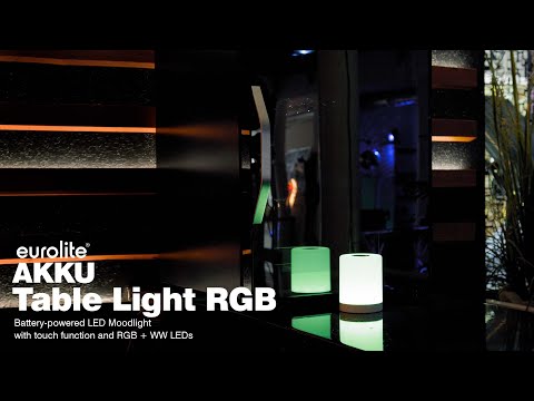 Lampe de table EUROLITE AKKU Light RGB