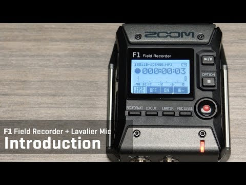 Zoom F1-LP Enregistreur de Terrain + Microphone Lavalier