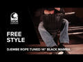 Toca Djembés Freestyle Rope Tuned - African Sunset (SFDJ-14AFSB)