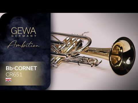 GEWA Ambition CR651 cornets en Si bémol, vernis transparent