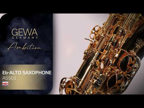 GEWA Ambition AS501 saxophone alto en Mib, finition dorée