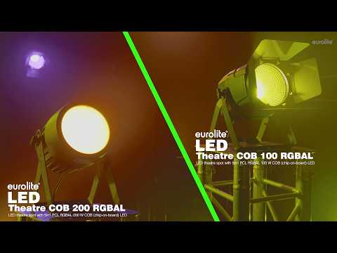 EUROLITE LED Théâtre COB 100 RGBAL