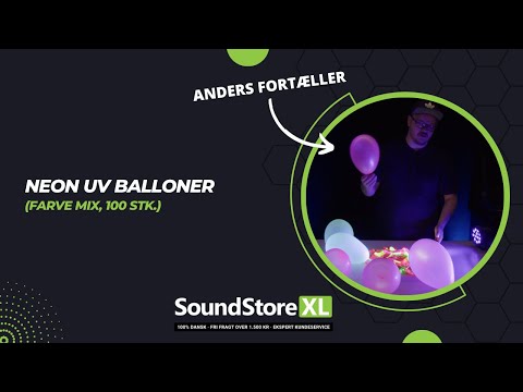 Ballons UV Néon (Mix, 100 pcs)