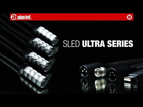 Adam Hall Stands SLED 1 ULTRA XLR 4 - Lampe col de cygne XLR 4 pôles avec 4 COB-LED