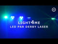 Light4Me T-Bar LED projecteur Derby Laser MultiBar