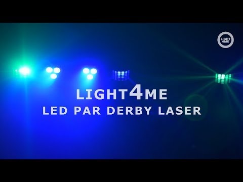 Light4Me T-Bar LED projecteur Derby Laser MultiBar