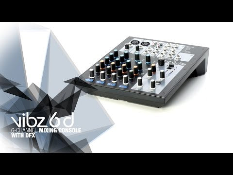 LD Systems VIBZ 6 D - Console de mixage 6 canaux avec DFX