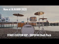 Yamaha Stage Custom Hip Drum Kit (Mat Surf Green )