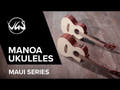 GEWA Concert Ukulélés Manoa Maui - E-A Concert (Sapelli matt)
