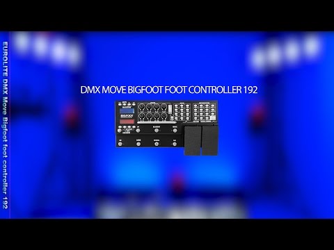 EUROLITE Contrôleur au pied DMX Move Bigfoot 192