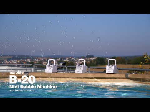 EUROLITE B-20 Mini machine à bulles