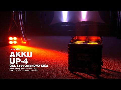 EUROLITE AKKU UP-4 QCL Projecteur QuickDMX MK2