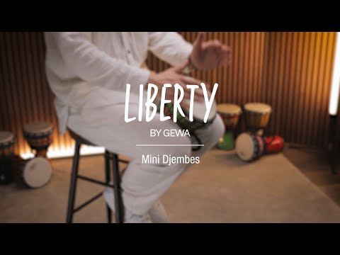GEWA Djembé Liberty Series accordage par corde - 7" rouge