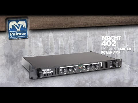 Palmer MACHT 402 - Amplificateur d’effets stéréo 19" pour guitare