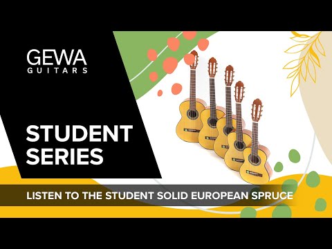 GEWA Guitare classique Student Solid Top - 1/4 Natural