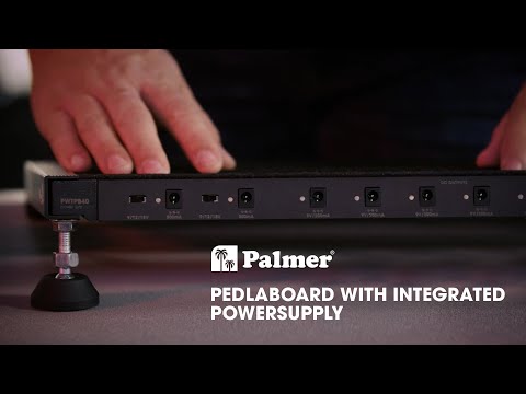 Palmer Pedalbay® 40 PB - Pedalboard incl. barre d’alimentation WTPB40