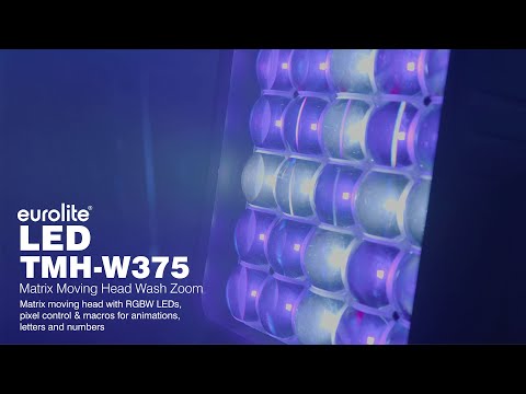 EUROLITE LED TMH-W375 Matrix Tâtes Mobiles Wash Zoom