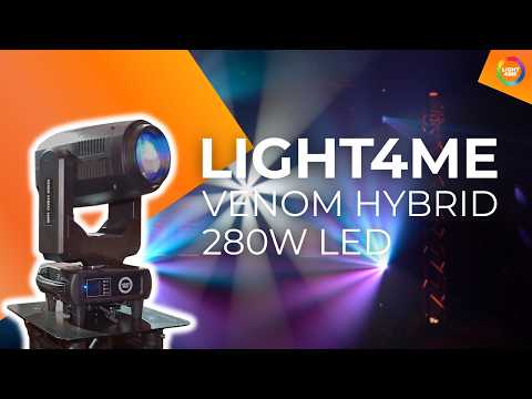 LIGHT4ME VENOM HYBRID 280W lyre hybride