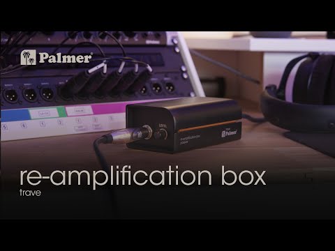 Palmer RIVER trave - Boîtier re-amp passif pour correction