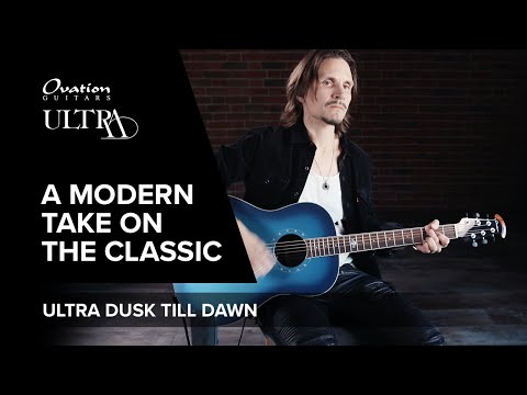 Ovation E-Acoustic guitare Pro Series Ultra Mid-Depth Non-Cutaway - Dusk till dawn (1516DTD-G)