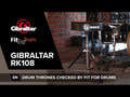 Gibraltar Siège de batterie Série Rock Hardware - RK108