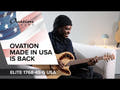 Ovation Guitares électro-acoustiques Pro Series Elite USA - Natural Satin (1768-4S-G)