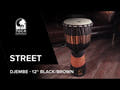 Toca Djembés Street Series - 8", hauteur : 16" (40,5 cm) (TSSDJ-SB)