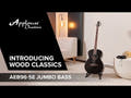 Applause Basse électro-acoustique Wood Classics AEB96-5E Jumbo Bass - Black matt (AEB96-5E)
