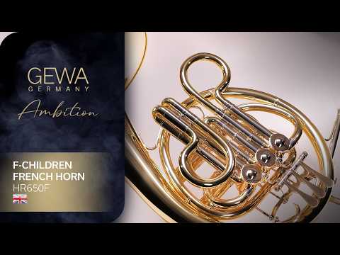 GEWA Ambition HR650F cor d’enfant en Fa, verni