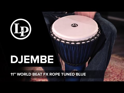 Djembés Latin Percussion World Beat FX accordage par corde - Blue (LP724B
LP724B)