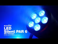 EUROLITE LED Silent Par 6 QCL au sol wh