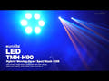 EUROLITE LED TMH-H90 Hybrid Tâtes Mobiles Spot/Wash COB