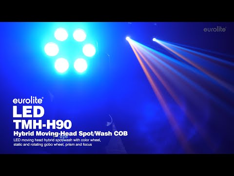 EUROLITE LED TMH-H90 Hybrid Tâtes Mobiles Spot/Wash COB
