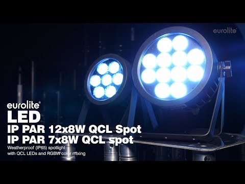 EUROLITE LED IP PAR Lampe QCL Spot (12x8W)