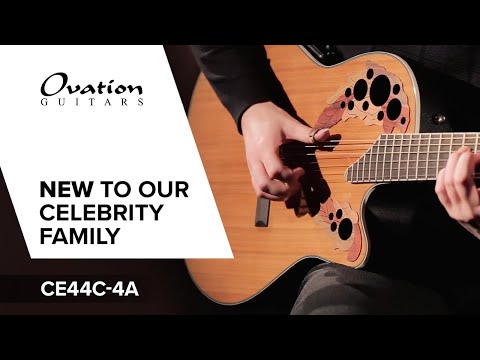 Ovation E-Acoustic classical guitar Celebrity MS Classic Nylon - Natural Gloss (CE44C-4A-G)