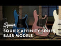Fender Squier Affinity Jaguar Basso électrique (Noir)