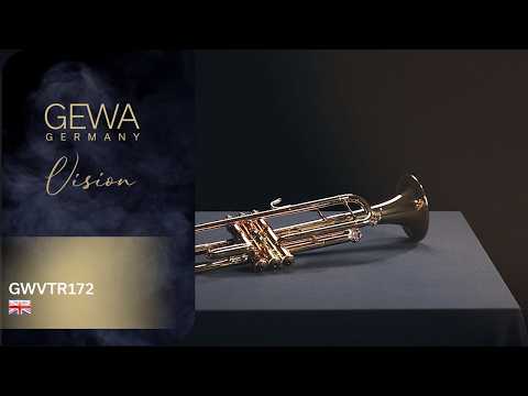 GEWA Vision TR172 trompettes en Sib, finition dorée