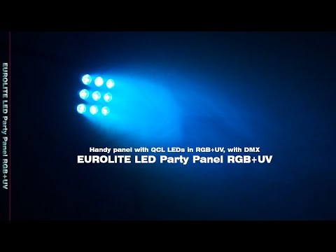 EUROLITE LED Panneau Party RGB+UV